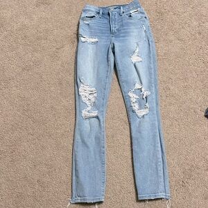 Abercrombie and Fitch mom/skinny jeans
